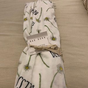 Rae Dunn plush throw BLESSED